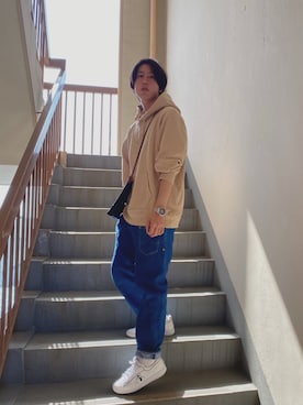 「mercibeaucoup,（メルシーボークー）のアイテム（パンツ）」を使った、りょう(ちょっと間おやすみ中！！)さん（メンズ・170cm）の春コーディネート