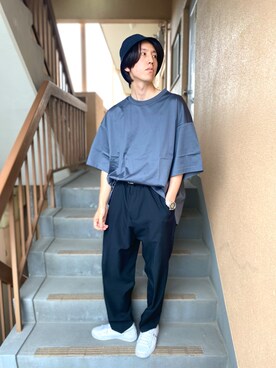 「COS（コス）のアイテム（帽子）」を使った、りょう(ちょっと間おやすみ中！！)さん（メンズ・170cm）の春コーディネート