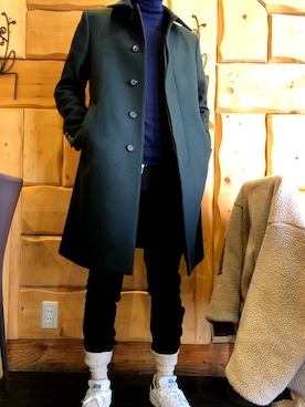 beginさん（メンズ・175cm）の冬コーディネート