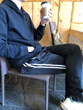 「REPIDO（リピード）のアイテム（パンツ）」を使った、beginさん（メンズ・175cm）の夏コーディネート
