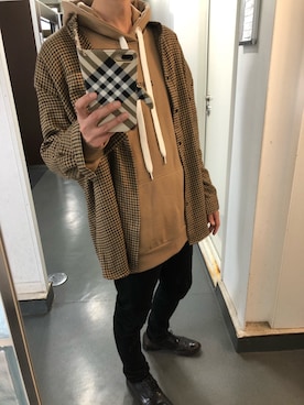 「アイテム（ドレスシューズ）」を使った、beginさん（メンズ・175cm）の秋コーディネート