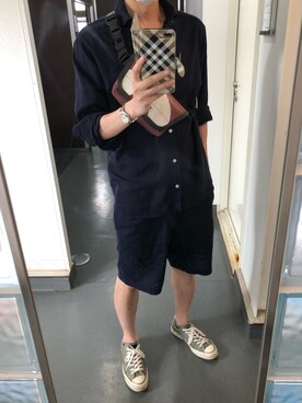 「SPADE（スペード）のアイテム」を使った、beginさん（メンズ・175cm）の夏コーディネート