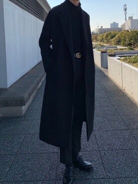 「DHOLIC（ディーホリック）のアイテム（スラックス）」を使った、Kouさん（メンズ・177cm）の春コーディネート