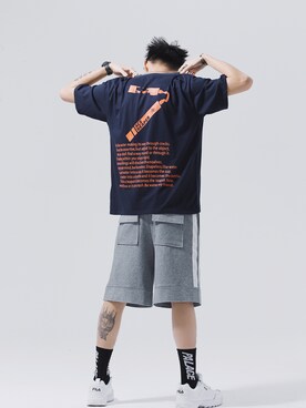 「Amazon」｜林苗煌さん（メンズ・175cm）の春コーディネート