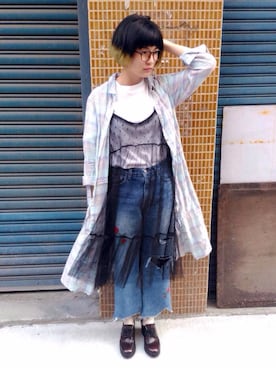 「3can4on（サンカンシオン）のアイテム（ワンピース/ドレス）」を使った、AGさん（レディース・160cm）の春コーディネート