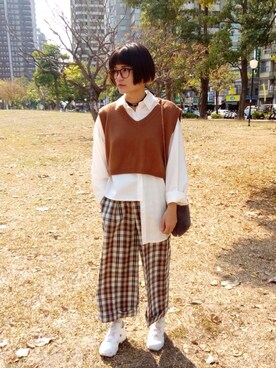 AGさん（レディース・160cm）の春コーディネート