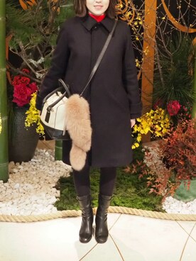 「A.P.C.（アーペーセー）のアイテム（その他アウター）」を使った、AYUMIさん（レディース・157cm）の秋コーディネート