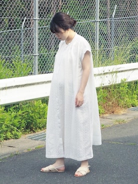 Bou Jeloud ブージュルード の Made In India Web限定 総刺繍ワンピース ボリュームロングワンピース ワンピース Wear