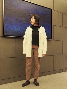 AYUMIさん（レディース・157cm）の冬コーディネート