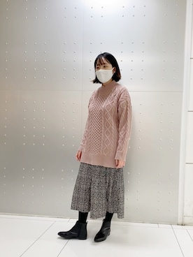 AYUMIさん（レディース・157cm）の冬コーディネート