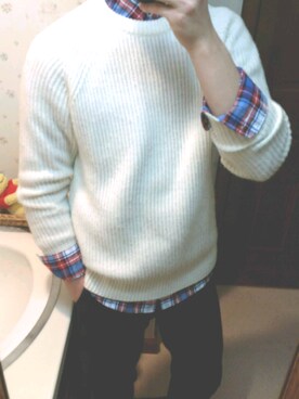 おうまさんさん（メンズ・172cm）の冬コーディネート