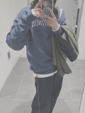 「Who'sWho（フーズフー）のアイテム」を使った、やまだ👾さん（レディース・165cm）の冬コーディネート