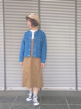 杉本  奈々子さん（レディース・155cm）の春コーディネート