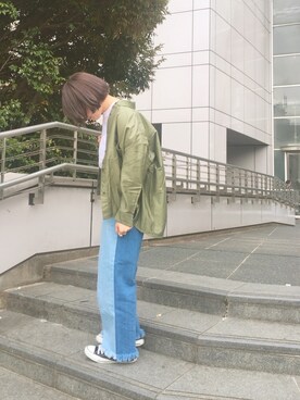 杉本  奈々子さん（レディース・155cm）の春コーディネート