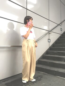 杉本  奈々子さんの「MARINE PANT」を使ったコーディネート