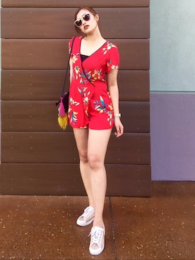 「EXPRESS（エクスプレス）のアイテム（ワンピース/ドレス）」を使った、Yanさん（レディース・175cm）の夏コーディネート