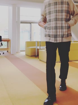 「英国風」｜悠さん（メンズ・172cm）の秋コーディネート