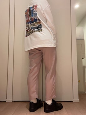「NIKE（ナイキ）のアイテム（スニーカー、ブラック系）」を使った、akaneさん（レディース・157cm）の春コーディネート