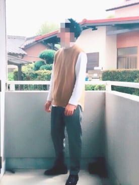 まあじいさん（メンズ・178cm）の春コーディネート