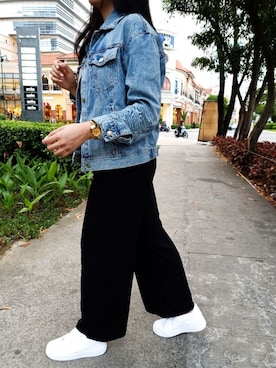 「WINTER STYLE」｜「アイテム（シューズ）」を使った、マルティーナさん（レディース・170cm）の春コーディネート