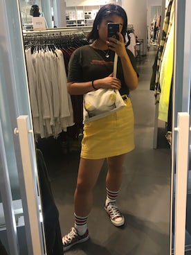 「JAMESIE（ジェイムジー）のアイテム」を使った、Rioさん（レディース・160cm）の夏コーディネート