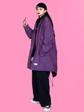 「日系极简」｜「アイテム（その他シューズ）」を使った、邋遢小叽さん（レディース・160cm）の冬コーディネート