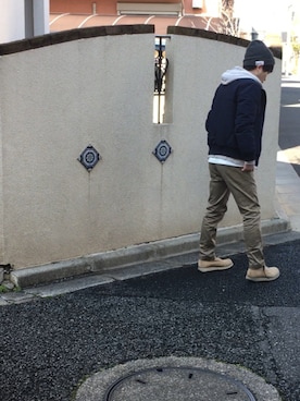 「L.H.P（エルエイチピー）のアイテム（ジャケット/アウター）」を使った、宮市 浩人さん（メンズ・167cm）の冬コーディネート