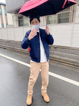 「L.H.P（エルエイチピー）のアイテム（ジャケット/アウター）」を使った、宮市 浩人さん（メンズ・167cm）の冬コーディネート