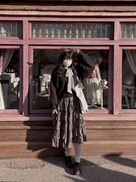 「RETRO GIRL（レトロガール）のアイテム（その他シューズ）」を使った、♨︎さん（レディース・160cm）の春コーディネート