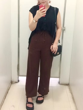 「Teva（テバ）のTeva / プラットフォーム ユニバーサル（サンダル）」を使った、蝉Semiさん（レディース・153cm）の秋コーディネート