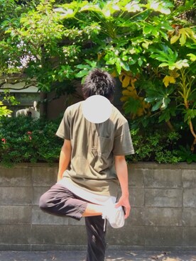 「WEGO（ウィゴー）のWEGO/スラブワッフルラウンドロングタンクトップ（タンクトップ）」を使った、Ryo_1124bx_xさん（メンズ・173cm）の夏コーディネート