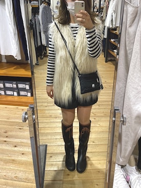「ショーパン」｜「アイテム（その他アウター）」を使った、だっくす☺︎さん（レディース・151cm）の春コーディネート