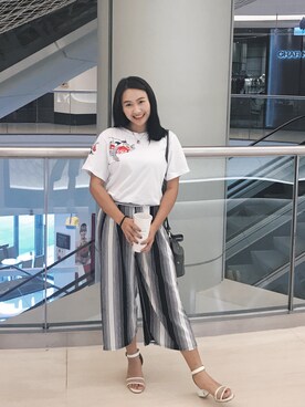 「sweesa（スウィーサ）のアイテム」を使った、_kiki.wang_さん（レディース・160cm）の秋コーディネート