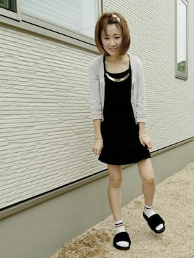 「EGOIST（エゴイスト）のアイテム（ワンピース/ドレス）」を使った、ちーちゃんさん（レディース・153cm）の秋コーディネート