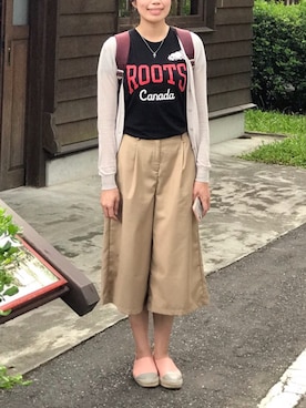 「Iris（イリス）のアイテム」を使った、Blancheさん（レディース・166cm）の夏コーディネート