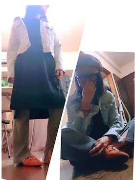 「U.Q（ユウキュウ）のアイテム」を使った、keroyonさん（レディース・157cm）の秋コーディネート