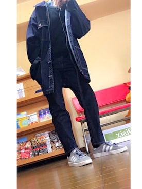 「zozoデニム」｜「アイテム（デニムジャケット）」を使った、keroyonさん（レディース・157cm）の秋コーディネート