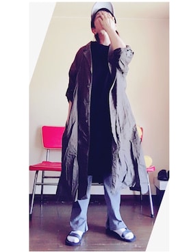 「平成最後のWEARISTAセンバツ」｜「アイテム（シャツワンピース）」を使った、keroyonさん（レディース・157cm）の春コーディネート