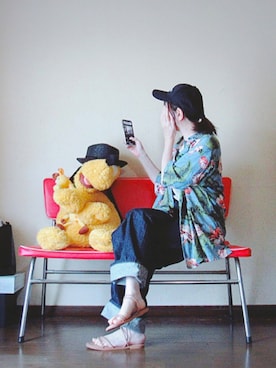 「revertical（リバーティカル）のアイテム」を使った、keroyonさん（レディース・157cm）の夏コーディネート
