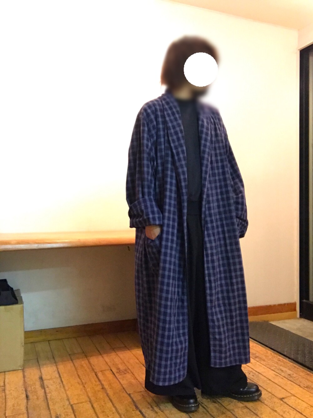 「ロングシャツ、ビックシャツ、オーバーサイズ、シャツワンピ、ビッグシルエット、スリープウェア、Polo Ralph Lauren、古着、南越谷、越谷レイクタウン」｜「POLO RALPH LAURENのアイテム（トップス、ブルー系）」を使った、MASAさん（メンズ・167cm）の夏コーディネートの1枚目の写真
