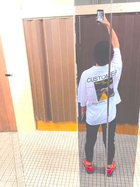「バックロゴ」｜ゆさん（メンズ・167cm）の冬コーディネート