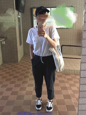 「ムック本」｜「アイテム（アナログ腕時計）」を使った、りこさん（レディース・158cm）の秋コーディネート