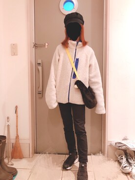 「Jayro（ジャイロ）のアイテム（ジャケット/アウター）」を使った、🍵さん（レディース・153cm）の冬コーディネート