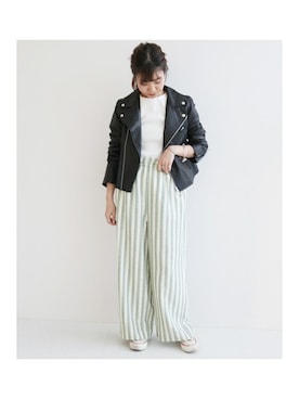 「SLOBE citron.（スローブシトロン）のアイテム」を使った、chiharuさん（レディース・158cm）の春コーディネート