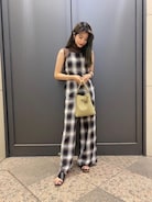 美品✨PHEENY フィーニー オンブレチェック サロペット　B&Y別注 PHEENY（フィーニー）の「【別注】＜PHEENY＞∴オンブレチェック