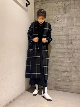 「CAMINANDO（カミナンド）のアイテム」を使った、miyamotoさん（レディース・164cm）の秋コーディネート