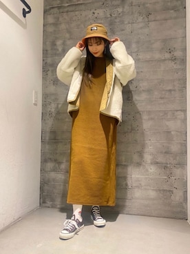 「united arrows」｜「アイテム（ブルゾン）」を使った、miyamotoさん（レディース・164cm）の秋コーディネート
