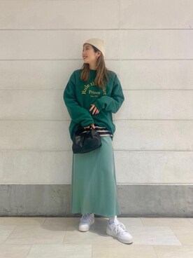 「RACAL（ラカル）のアイテム」を使った、miyamotoさん（レディース・164cm）の冬コーディネート