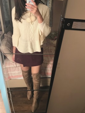 「MUSE（ミューズ）のアイテム」を使った、Claudia❄️さん（レディース・165cm）の冬コーディネート