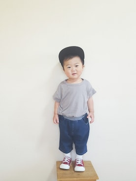「韓国子ども服」｜kopaさん（キッズ・100cm）の春コーディネート